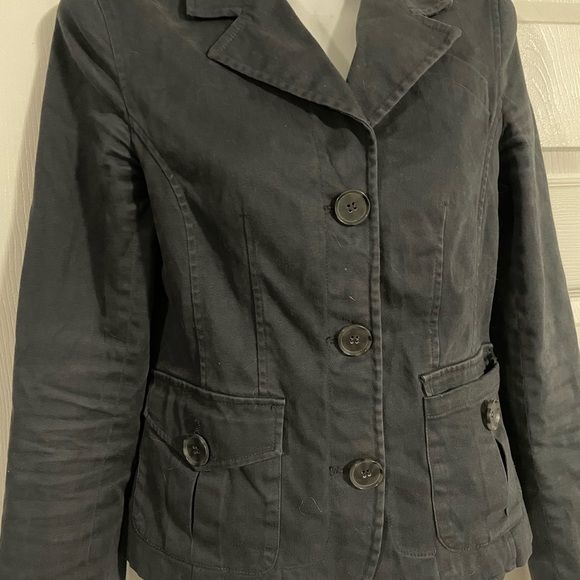 RW&Co soft grey blazer size 0 - Picture 3 of 4